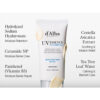 اسنس ضد آفتاب ترافل سفید د البا ضد چروک و جوانساز پوست D’Alba Waterfull Essence Sun Cream