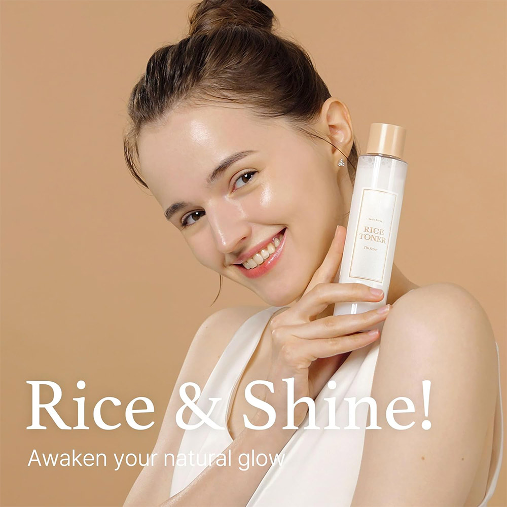 تونر برنج آبرسان و روشن کننده آیم فرام I’m From Rice Toner