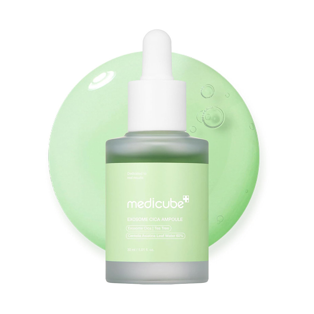 سرم اگزوزوم سیکا مدی کیوب تسکین دهنده قوی پوست Medicube Exosome Cica Ampoule
