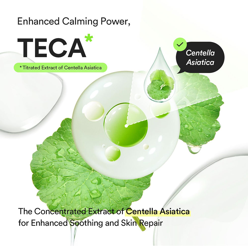 سرم کپسولی هارتلیف TECA ابیب تسکین دهنده و روشن کننده پوست Abib Heartleaf TECA capsule serum Calming drop