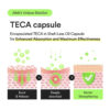 سرم کپسولی هارتلیف TECA ابیب تسکین دهنده و روشن کننده پوست Abib Heartleaf TECA capsule serum Calming drop