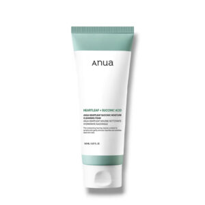 فوم شستشوی سوکسینیک اسید آنوا مرطوب کننده و تسکین دهنده Anua Heartleaf Succinic Moisture Cleansing Foam